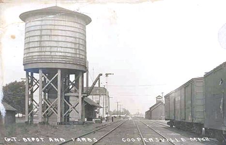 GTW Coopersville depot and water tower