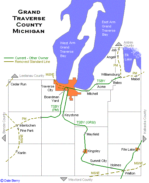 Grand Traverse County Map