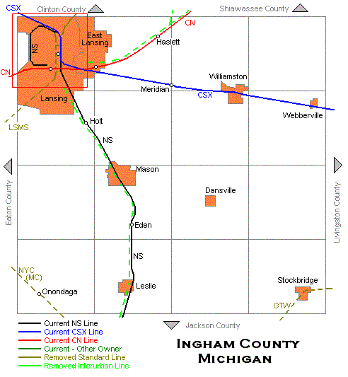 Ingham County Map