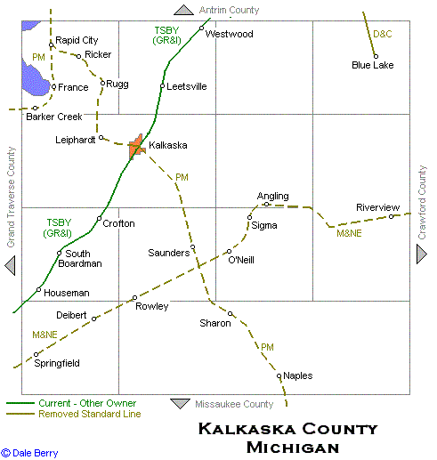 Kalkaska County Maps 40 3007