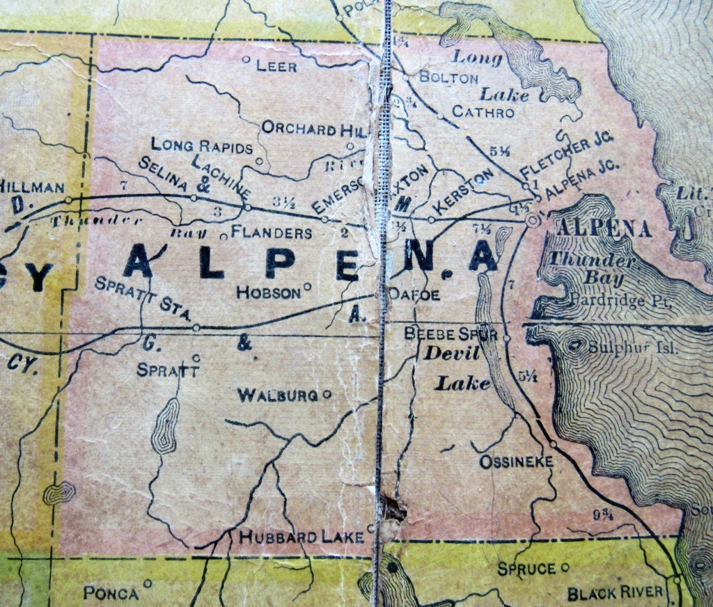 Alpena County Map