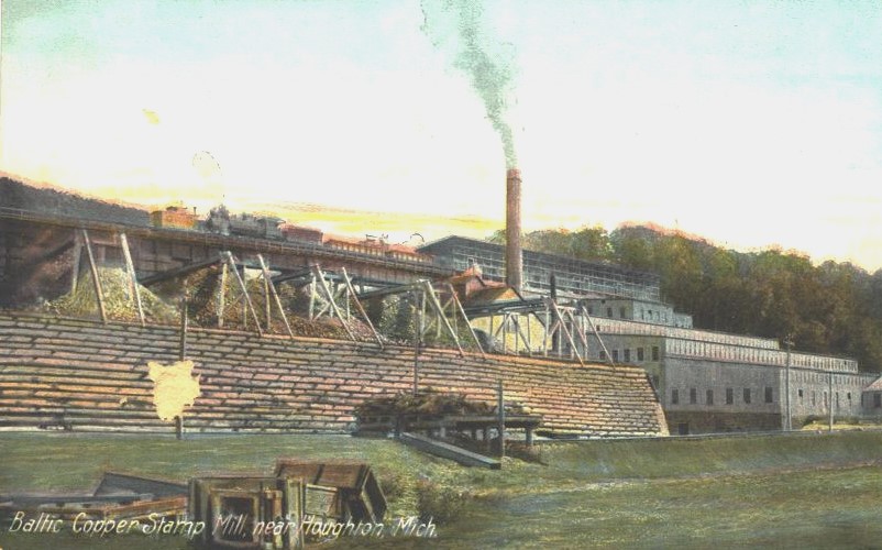Baltic Stamp Mill with rock train