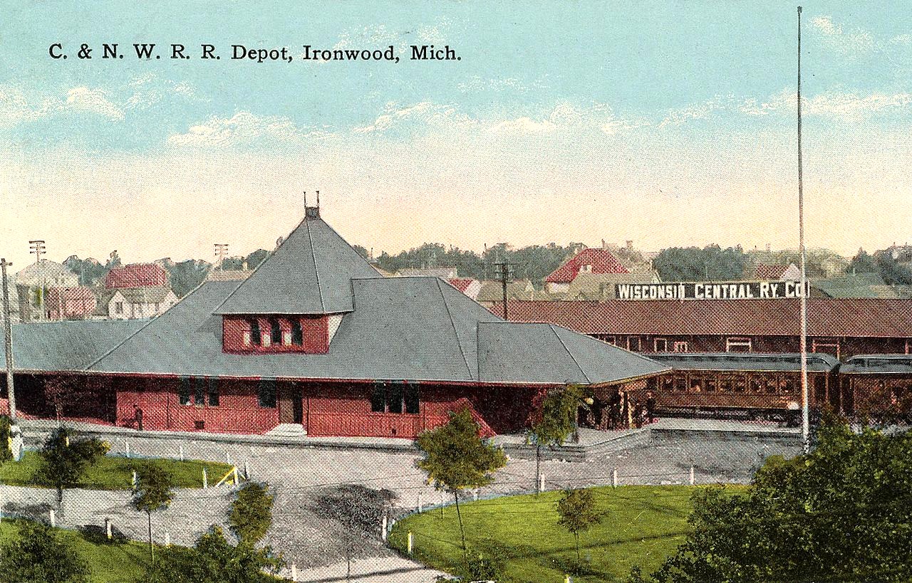 Ironwood Depot Postcard