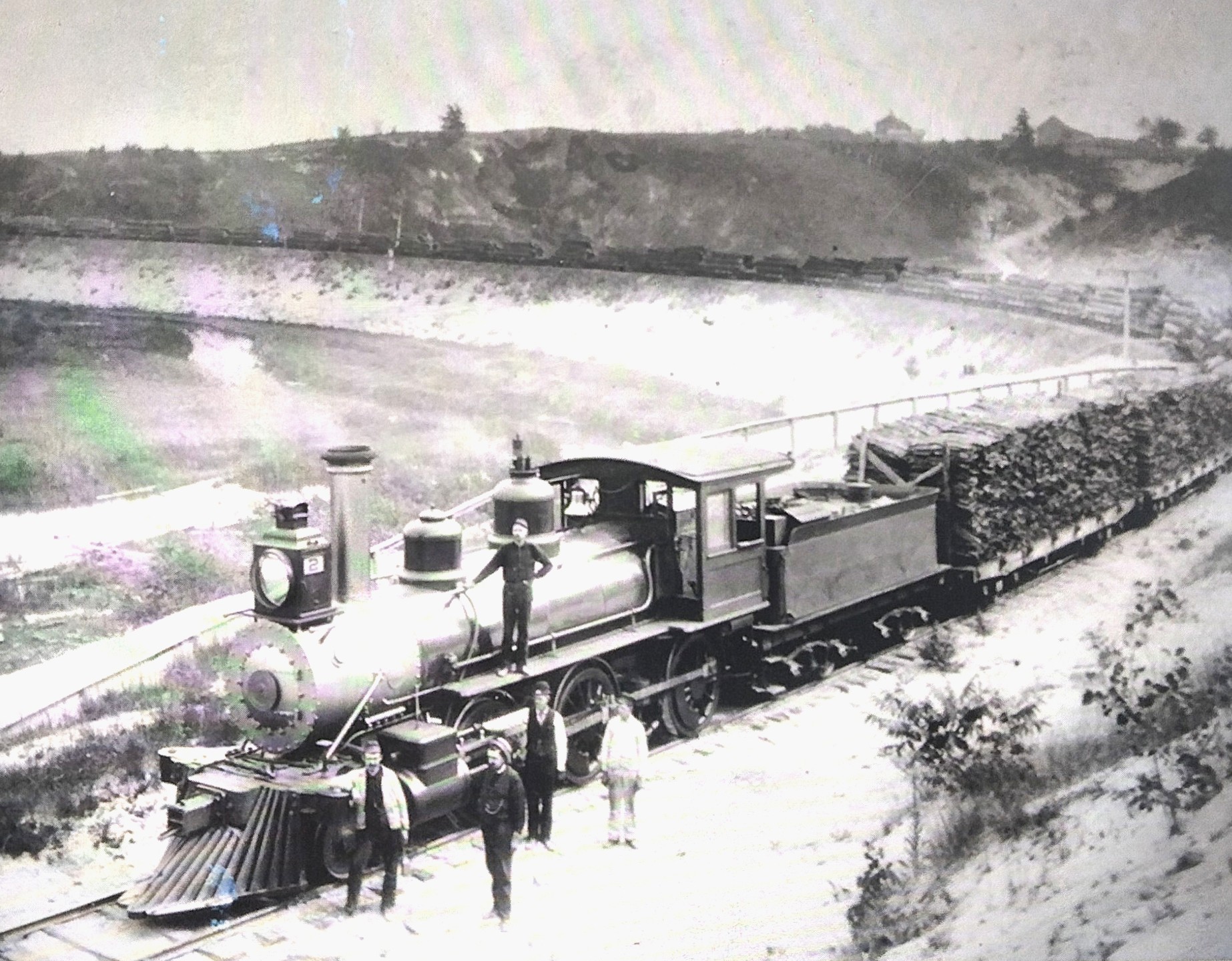 Manistee & Grand Rapids logging train