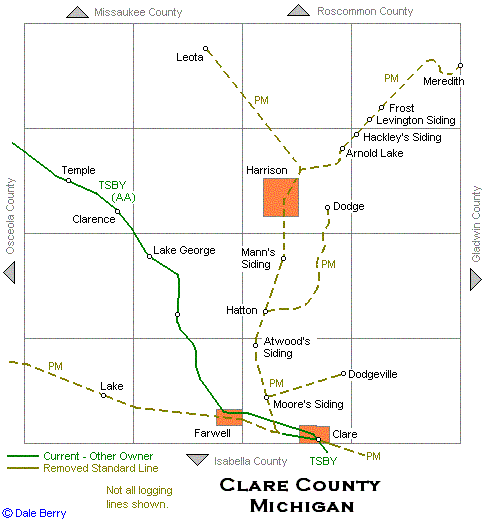 Clare County Map