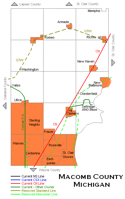 Macomb County Map