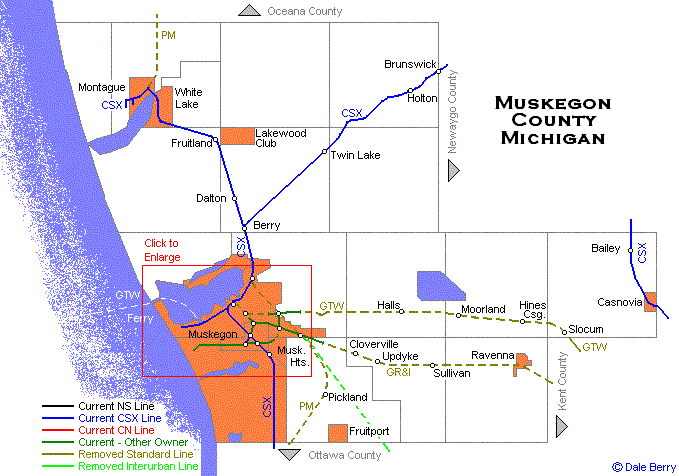 Muskegon County Map