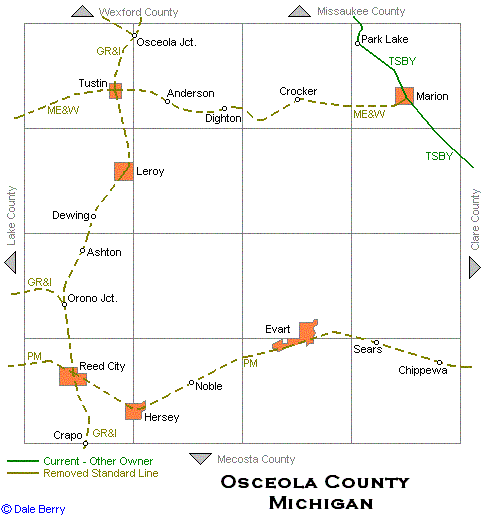 Osceola County Map