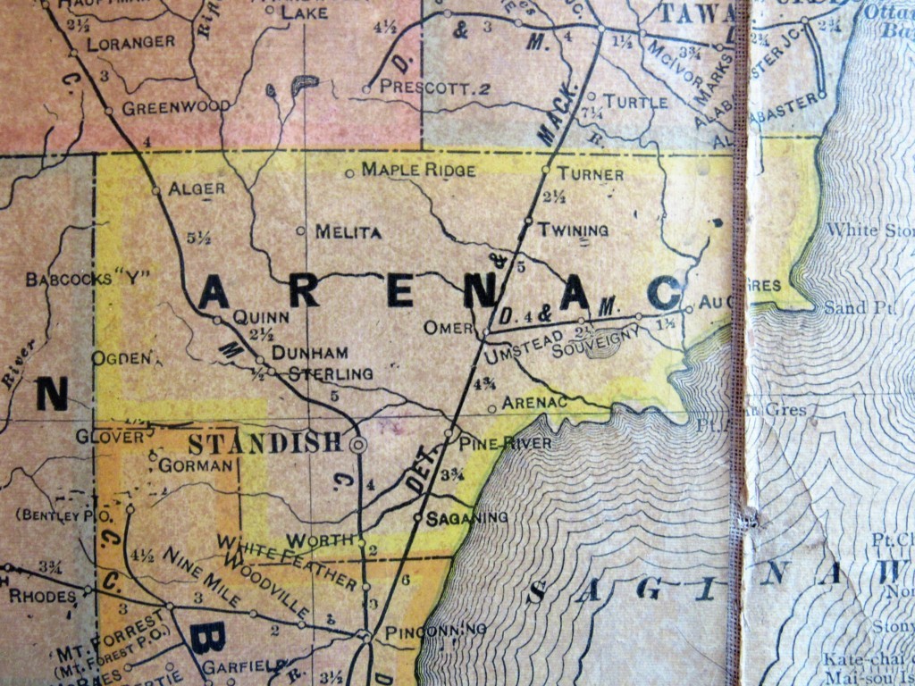 Arenac County Map