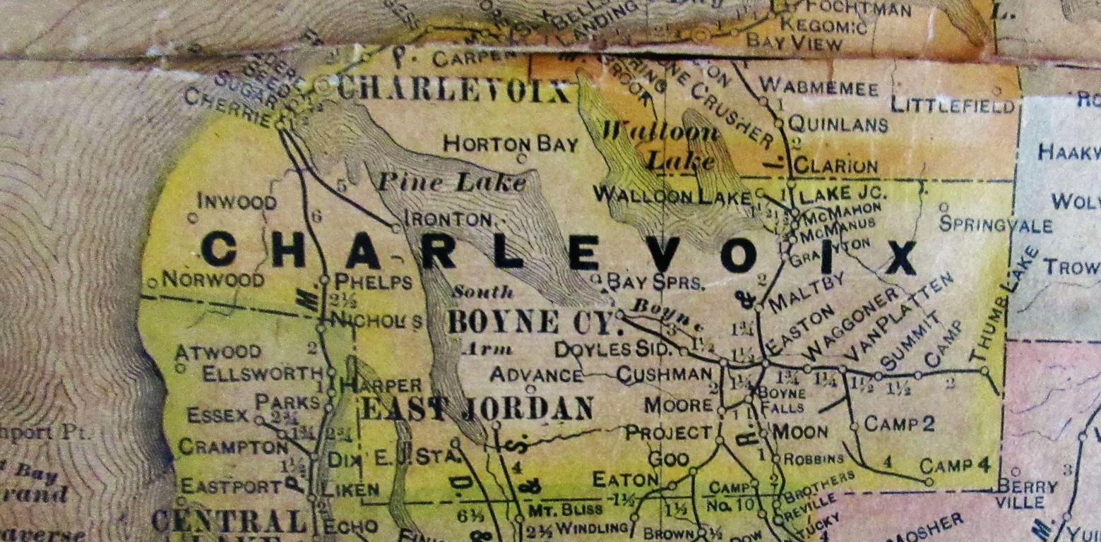 Charlevoix County Map
