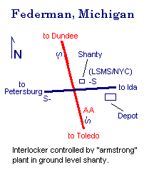 Federman MI Interlocking Map