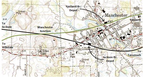 Manchester Railroad Map